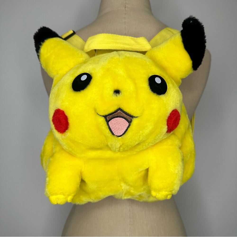 Pokmon Original 90’s Pikachu Plush Backpack Gem